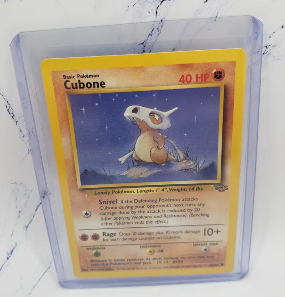 Cubone 50/64 Common Jungle Pokemon Unlimited Lightly Played
